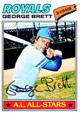 1977 Topps Baseball Cards      580     George Brett
